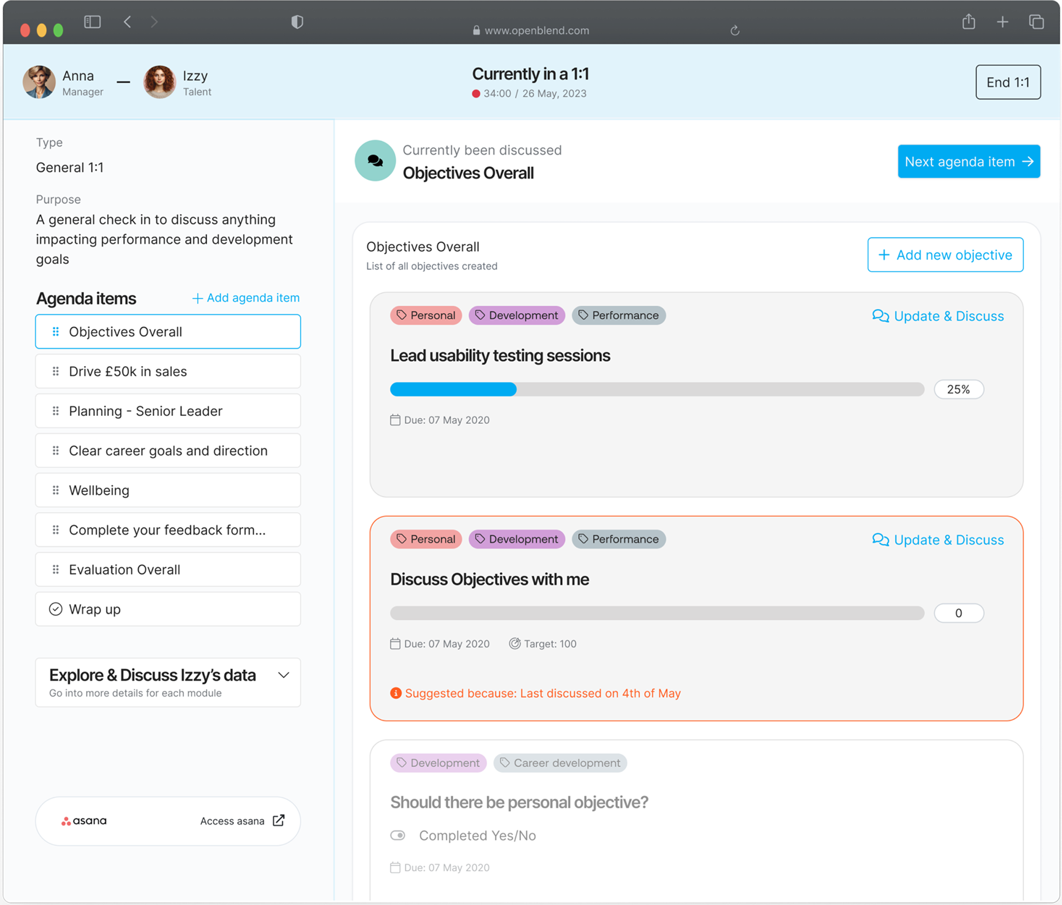 GROW model in discussion